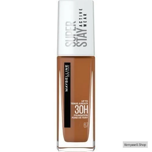Maybelline SuperStay 30H Active Wear Foundation- 67 Warm Coconut, 30 Hour Long-Lasting Liquid Foundation, Lightweight Feel, Water, Sweat And Transfer Resistant