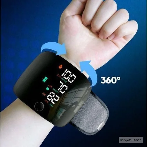 Digital Blood Pressure Monitor BP Pulse Wrist Arm Health Vascular Heartbeat Test-Voice Announcements