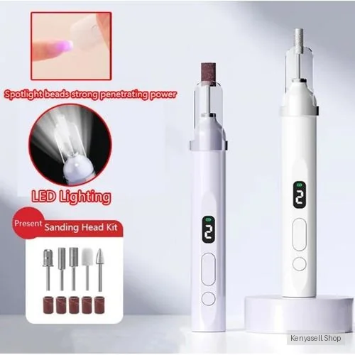 Electric Nail Drill With UV Lamp Rechargeable Manicure Pedicure Set For UV GEL Fast Curing