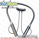 RichRipple Sports Bluetooth  Into The Ear Neck Hanging Type Running Stereo Large Capacity Wireless Earphone