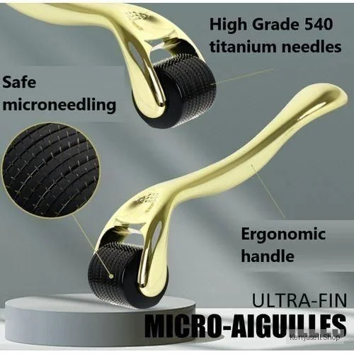 Derma Roller 0.5mm 1mm 1.5mm Face Micro Needle Anti-aging Anti-wrinkle Skin Roller Dermatology Therapy System- MicroNeedle Skin Roller For Acne Scars, Wrinkles, Stretch Marks, Hair Growth And Enhanced Skincare Absorption