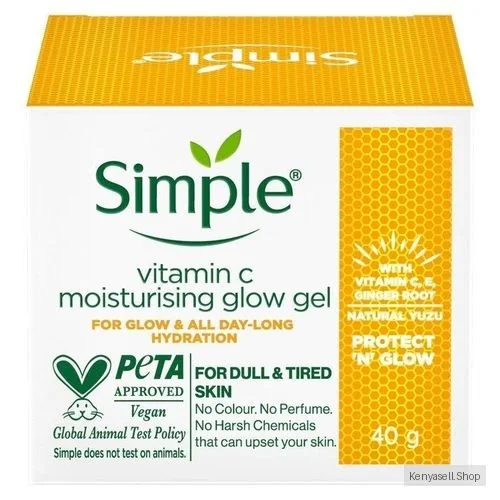 Simple Vitamin C Moisturising Glow Gel 40g