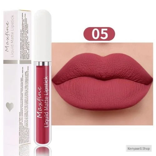 Maxfine Matte Liquid Lipstick Waterproof Lip Gloss Lasting Makeup-05