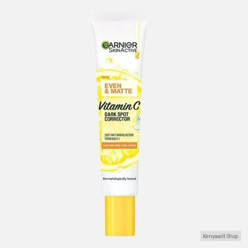 Garnier Even & Matte Dark Spot Corrector With Vitamin C - Deep Anti-Marks Action From Week 1, For First Even Tone Action - 30ml