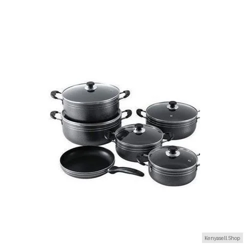 TC 11 Pieces Non Stick Cooking Pots- Sufuria Set-Cook Ware Sets