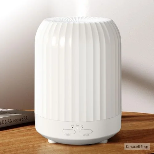 Aromatherapy diffuser, humidifier, aromatherapy humidifier combo, bedroom essential oil diffuser, home silent humidifier, 250ml aromatherapy diffuser, with 7 LED colours and safety auto-off timer, suitable for bedrooms, nurseries, hotels - white